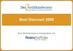 Neue Best Discount-Studie von Der Zertifikateberater und finanztreff.de